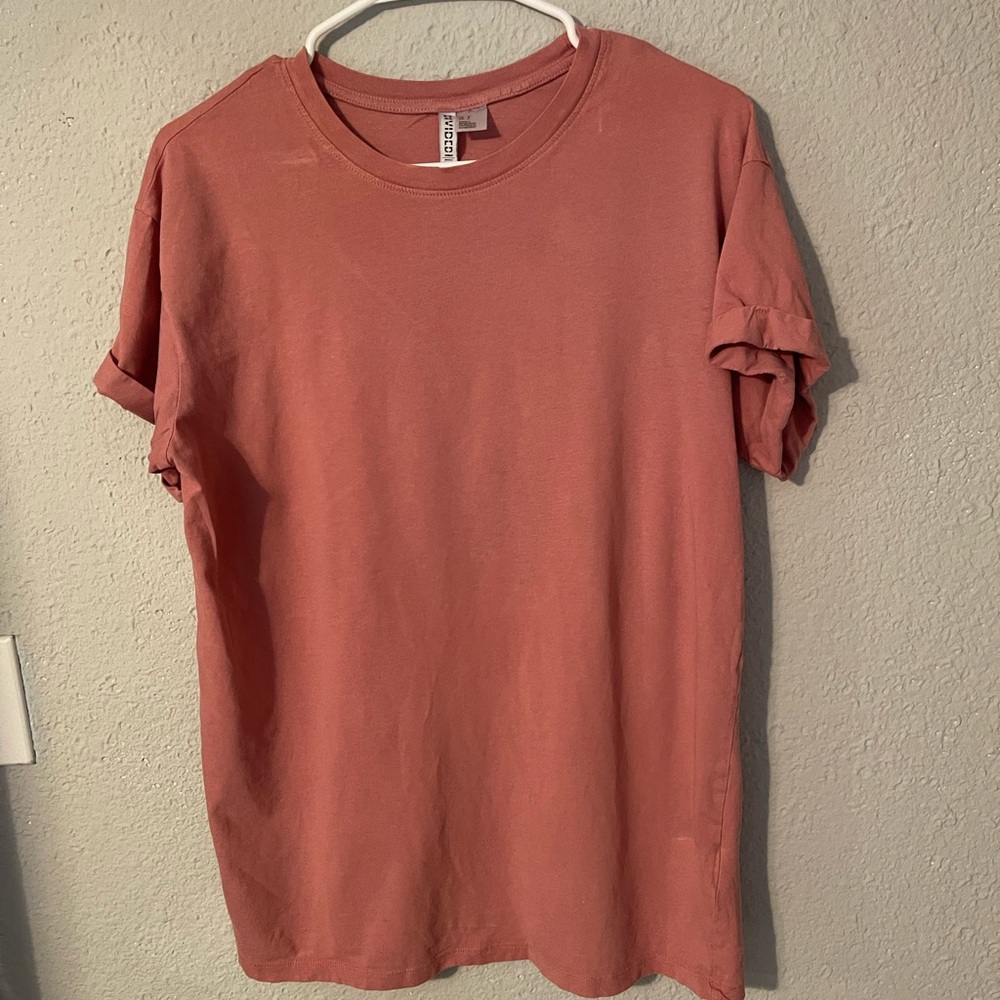 Pink/ dusty rose shirt
